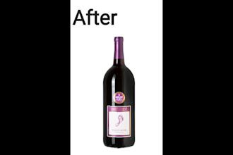 background removal retouching and colour correction