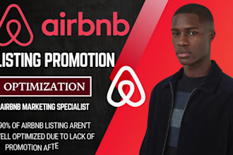 promote airbnb, vrbo listing with advance marketing and seo optimization