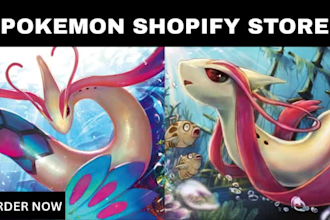 design pokemon website pokemon store trading card shopify store game card store