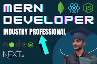 develop mern stack app as mern stack developer