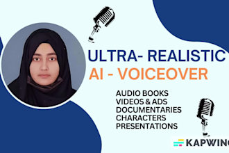 do human like male and female ai voice over