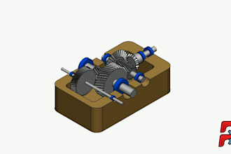 create 3d cad models,part and assemblies