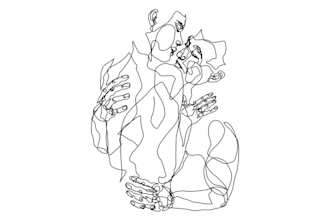 create one line art animation video for bussiness