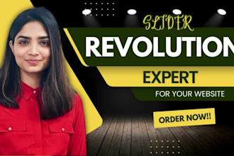 create or fix smart slider, website slider, layer slider in slider revolution