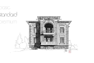 draw architecture or cityscape in pencil