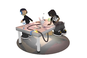 create psx music animation character design in y2k n64 low poly retro ps1 style