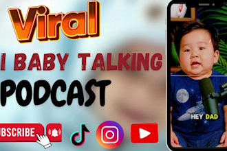 create viral ai baby talking podcast ai talking avatar funny baby talking videos