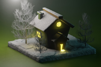 make 3d model in blender