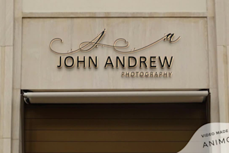 design natural photography signature logo for your business