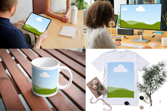 create custom canva frame shapes or mockup