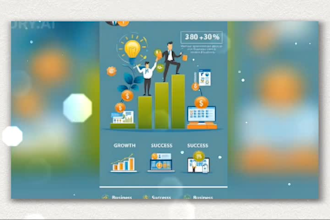 design infographic charts, diagrams, and graph in 24 hour