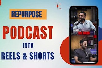 repurpose your podcast to reel and shorts
