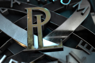 create 3d chrome logo animation