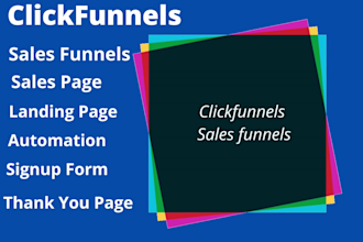 set up clickfunnels sales funnels, clickfunnel sales page, in clickfunnels