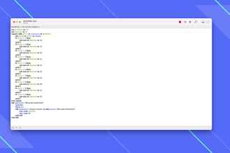 write applescript for mac