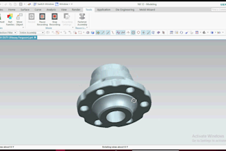 do 3d model 2d drawing product design on siemens nx unigraphics