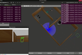 simulate robot on ros using gazebo