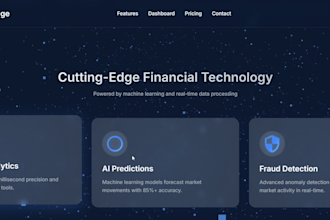 build a futuristic website using  tailwind CSS , js , and react