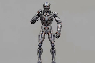 create realistic character mechanics animation