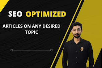 write well researched, SEO optimized articles and blog posts for website