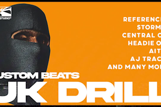 produce your uk drill beats like central cee, dave, stormzy