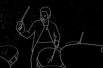 make animated music video with rotoscoped method