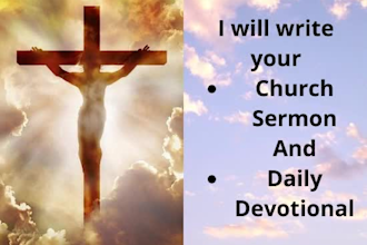 write your church sermon and daily devotional
