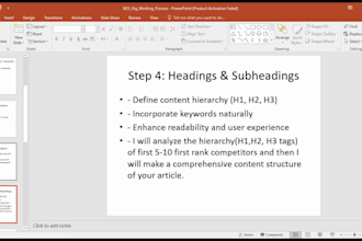 do SEO brief, keyword research and onpage checklist for your content