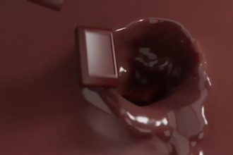 realistic 3d chocolate animation, 3d chocolate models and chocolate bar renders
