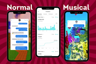 create musical text message reddit story video for tiktok