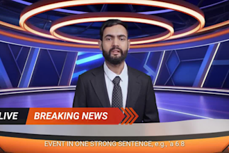 create ai breaking news text to video ai talking avatar ai spokesperson video