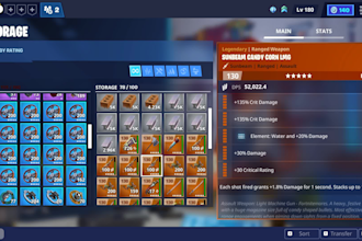 sell all my fortnite save the world modded weapons and items,traps etc