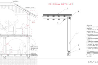 do architectural drawing, 3d and 2d construction details