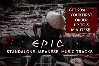 make epic japanese game or film music tracks