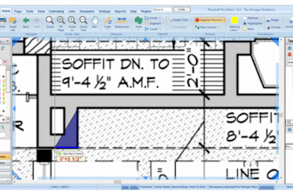 do flooring takeoff using planswift, measure square and rfms measure