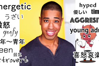 do voice over for your characters japanese and english