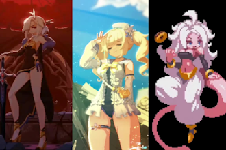 design pixel nsfw art animation, pixel art character design, game art assets