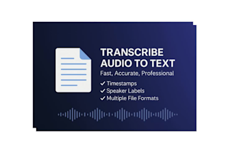 transcribe audio or video to text accurately and fast