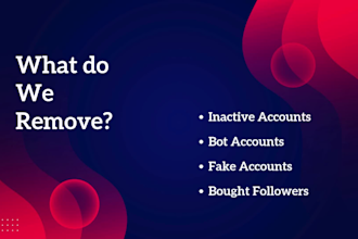 safely remove ghost accounts and fake bot followers from instagram facebook