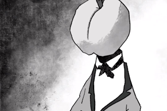 create a looping hand drawn 2d character animation
