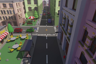create 3d low poly objects in my style using blender