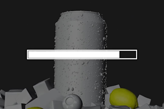 create 3d commercial animation for drinks, bottles, beverages, food