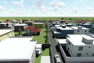 do architecture master plan , exterior, interior walkthrough