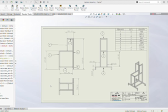 do 3d, 2d modeling, and simulations with solidworks, ansys