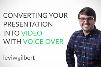 turn your powerpoint into a video with voice over