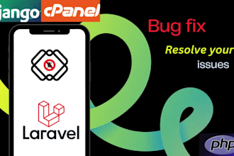 fix bugs in your PHP, laravel, django website and set up hosting configuration