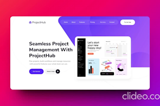 do UI UX landing page, figma landing page, web template design
