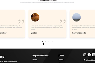 create a modern static website for your business or product