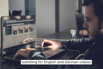 add professional english, persian and pashto subtitles to your video