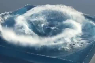 do a realistic fluid or object simulation